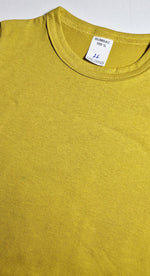 Tricou simplu galben mustar