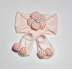 Set bentita si sosete,model floare