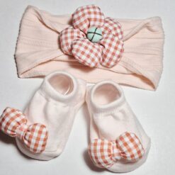 Set bentita si sosete,model floare