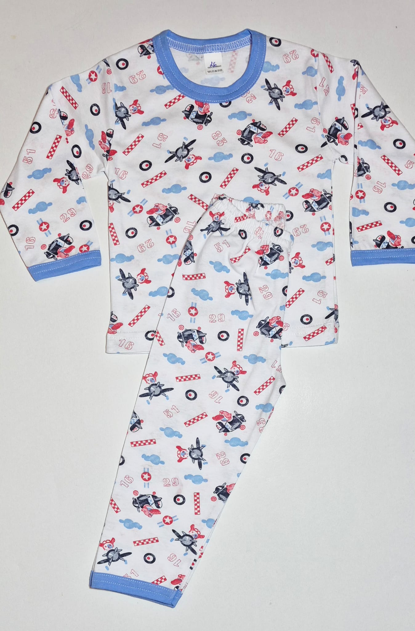 Pijama baieti , avioane